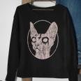 Death Metal Sphynx Cat Sweatshirt Gifts for Old Women