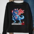 Dinosaur 4Th Of July Kids Boys Men AmerisaurusRex Funny Sweatshirt Gifts for Old Women