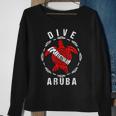Dive Aruba Vintage Tribal Turtle Sweatshirt Gifts for Old Women