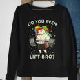 Do You Even Lift Bro Gym Workout Weight Lifting Unicorn 2 Sweatshirt Gifts for Old Women