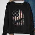 Doberman Pinscher American Flag Patriotic Sweatshirt Gifts for Old Women