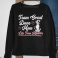 Dog Breeder Mom Dog Owner Great Dane Mom Sweatshirt Gifts for Old Women