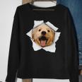 Dog Lover Cute Golden Retriever Jumping Sweatshirt Gifts for Old Women