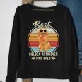 Dogs Best Golden Retriever Dad Ever Fathers Day Dog Gift Sweatshirt Gifts for Old Women