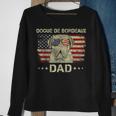 Dogue De Bordeaux Dad Dog Lovers American Flag 4Th Of July Sweatshirt Gifts for Old Women