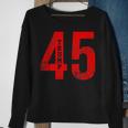 Donald Trump 45 Football Jersey Pro Trump Sweatshirt Gifts for Old Women