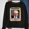 Donald Trump Shot Wanted For US President 2024 Sweatshirt Gifts for Old Women