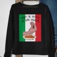 Dont Be Upsetti Eat Some Spaghetti Funny Italian Hand Meme Sweatshirt Gifts for Old Women
