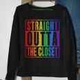 Dont Hide Your Gay Les Bi Tran - Come Outta The Closet Lgbt Sweatshirt Gifts for Old Women