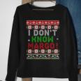 I Don't Know Margo Ugly Christmas Sweater Matching Sweatshirt Gifts for Old Women