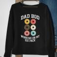 Donut Dad Bod Working On My Six Pack Dad Jokes Father's Day Sweatshirt Gifts for Old Women