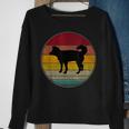 East Siberian Laika Dog Silhouette Pet Lovers Vintage Retro Sweatshirt Gifts for Old Women
