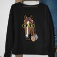 Easter Horse Face Cowgirl Equestrian Women Girls Kids N Sweatshirt Gifts for Old Women