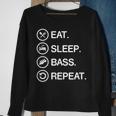 Eat Sleep Bass Repeat Funny Bass GuitarGift Guitar Funny Gifts Sweatshirt Gifts for Old Women