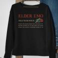 Elder Emo Defination Alt Alternative Music Humor Quote Sweatshirt Gifts for Old Women
