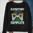 Elementary Level Complete Gamer Graduation Video Games Boys Sweatshirt Gifts for Old Women