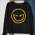 Evil Smiley Face Custom Funny Design 100 Cotton Sweatshirt Gifts for Old Women