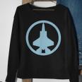 F-35 Lightning Ii Blue Air Force Military Jet Sweatshirt Gifts for Old Women