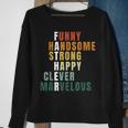 Father Definition Best Dad Fathers Day Sweatshirt Gifts for Old Women