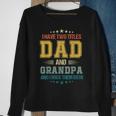 Fathers Day For Men I Have Two Titles Dad And Grandpa Sweatshirt Gifts for Old Women