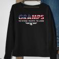 Fathers Day Gifts Grandpa Gramps The Veteran Myth Legend Sweatshirt Gifts for Old Women