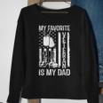 My Favorite Veteran Is My Dad Army Military Veterans Day Sweatshirt Gifts for Old Women