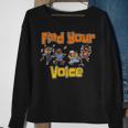 Find Your Voice Summer Reading Program 2023 Library Books Sweatshirt Gifts for Old Women