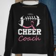 Football Cheer Coach Pink Ribbon Breast Cancer Awareness Sweatshirt Gifts for Old Women