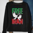 Free Iran Love Freedom Iranian Persian Azadi Sweatshirt Gifts for Old Women
