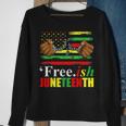 Free Ish Junenth For Men Freeish Since 1865 Flag Sweatshirt Gifts for Old Women