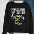 Friends That Travel Together Jamaica Girls Trip 2023 Group Sweatshirt Gifts for Old Women