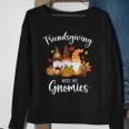 Friendsgiving With My Gnomies Thanksgiving Three Gnomes Sweatshirt Gifts for Old Women