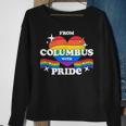 From Columbus With Pride Lgbtq Gay Lgbt Homosexual Sweatshirt Gifts for Old Women