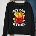 Fry Day Vibes French Fries Fried Potatoes Sweatshirt Gifts for Old Women