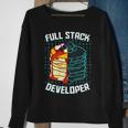 Full Stack Developer Pancake Web Coder Programmer Sweatshirt Gifts for Old Women