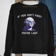 Funny 4Th Of July George Washington Independence Sweatshirt Gifts for Old Women