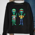 Alien Alien Lover Hippie Aliens Believe In Aliens Sweatshirt Gifts for Old Women