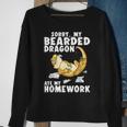 Bearded Dragon Reptile Lizard Bearded Dragon Sweatshirt Gifts for Old Women