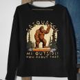 Funny Bigfoot Sasquatch Vintage Style Sasquatch Funny Gifts Sweatshirt Gifts for Old Women