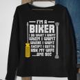 Funny Biker For A Motorcycle Lover Gift For Mens Sweatshirt Gifts for Old Women
