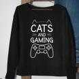 Funny Cat & Gaming Lover Novelty Kitten Gamer Sweatshirt Gifts for Old Women Funny Cat & Gaming Lover Novelty Kitten Gamer Sweatshirt Gifts for Old Women