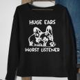 Corgi Huge Ears Worst Listener Sweatshirt Gifts for Old Women