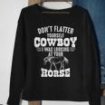 Funny Cowgirl Horse Gift For Western Equestrian Girls Women Sweatshirt Gifts for Old Women