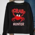 Crab Hunter Crabbing Seafood Hunting Crab Lover Sweatshirt Gifts for Old Women
