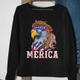 Funny Eagle Mullet 4Th Of July Usa American Flag Merica Mullet Funny Gifts Sweatshirt Gifts for Old Women