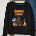 Funny Gifts For Summer Sleepaway Overnight Camp Fire Bear Sweatshirt Gifts for Old Women