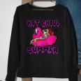 Funny Hot Ghoul Summer Creepy Beach Summer Goth Vacation Creepy Funny Gifts Sweatshirt Gifts for Old Women