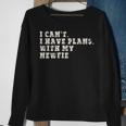 Funny I Cant I Have Plans With My Newfie Sweatshirt Gifts for Old Women