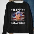 Funny Joe Biden Happy Halloween Confused 4Th Of July 2023 Sweatshirt Gifts for Old Women