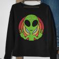 Retro 80'S Style Vintage Ufo Lover Alien Space Sweatshirt Gifts for Old Women